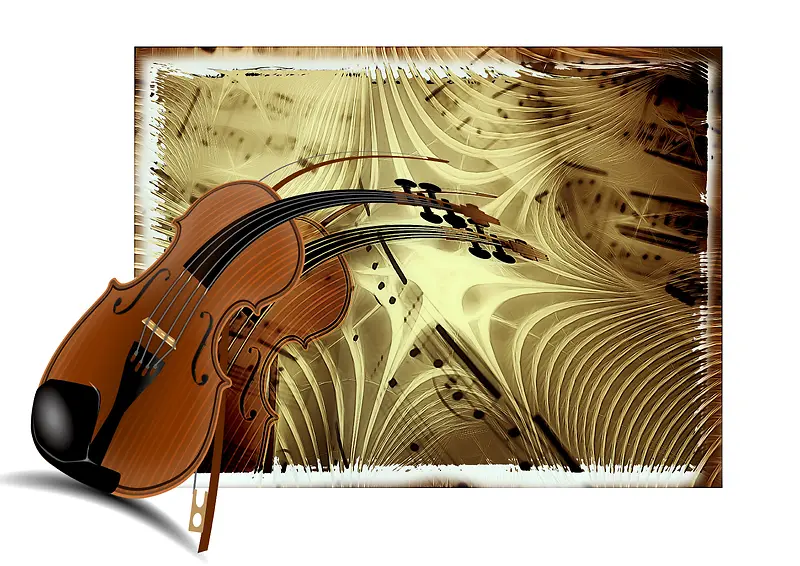 几 何 纹理 小提琴