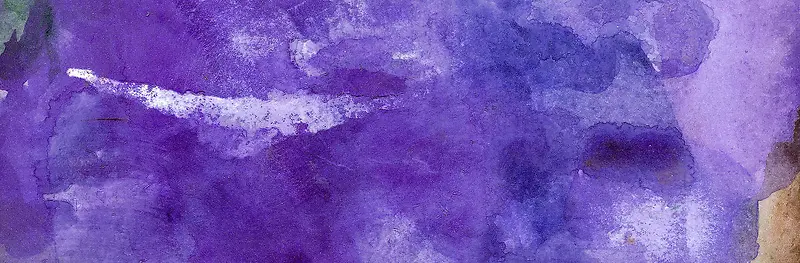 紫色水彩纹理banner