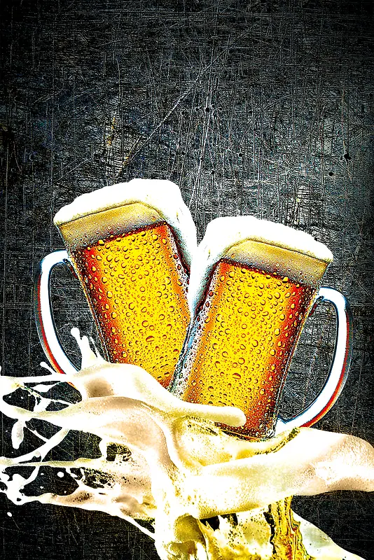啤酒狂欢节餐饮海报