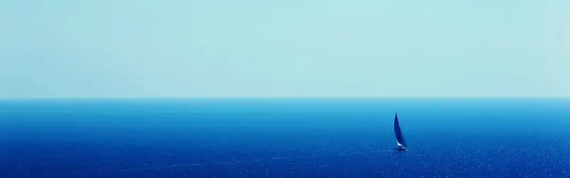 简约蓝色大海背景