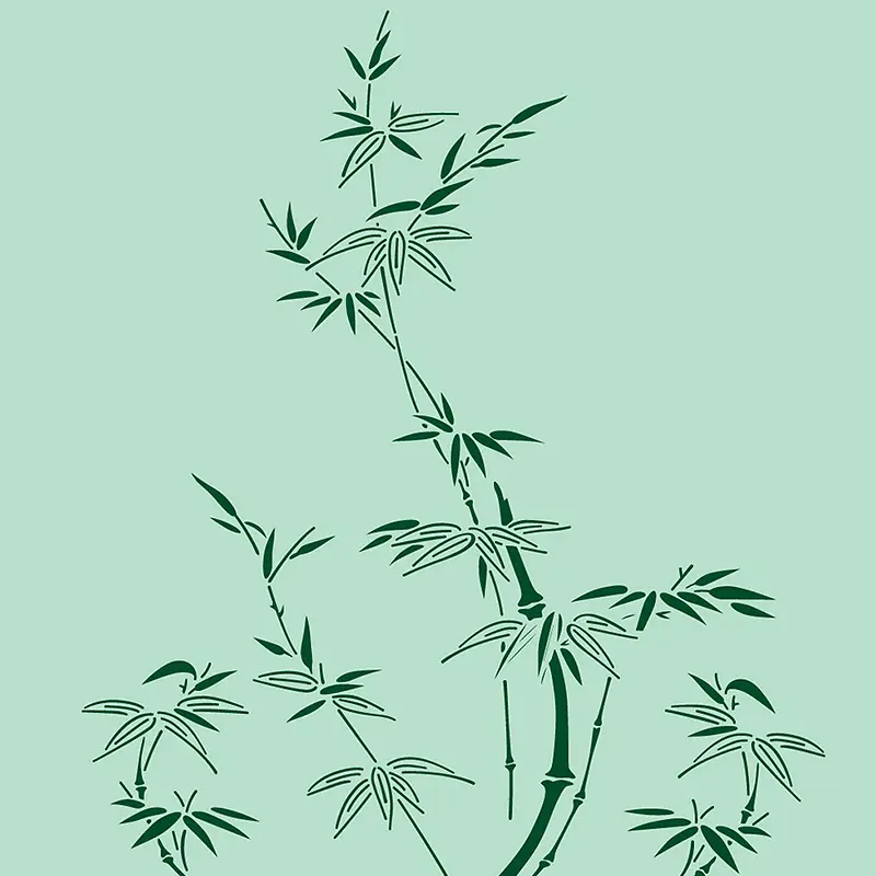 淡绿竹子底纹背景