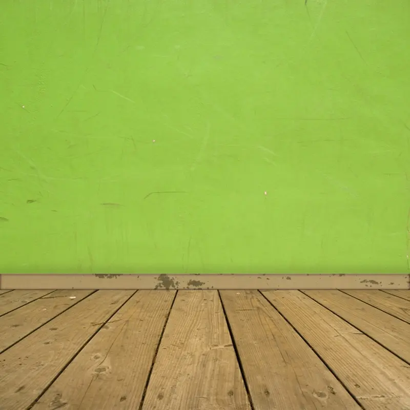 绿墙木板背景