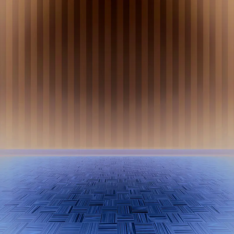 蓝色条纹木地板背景