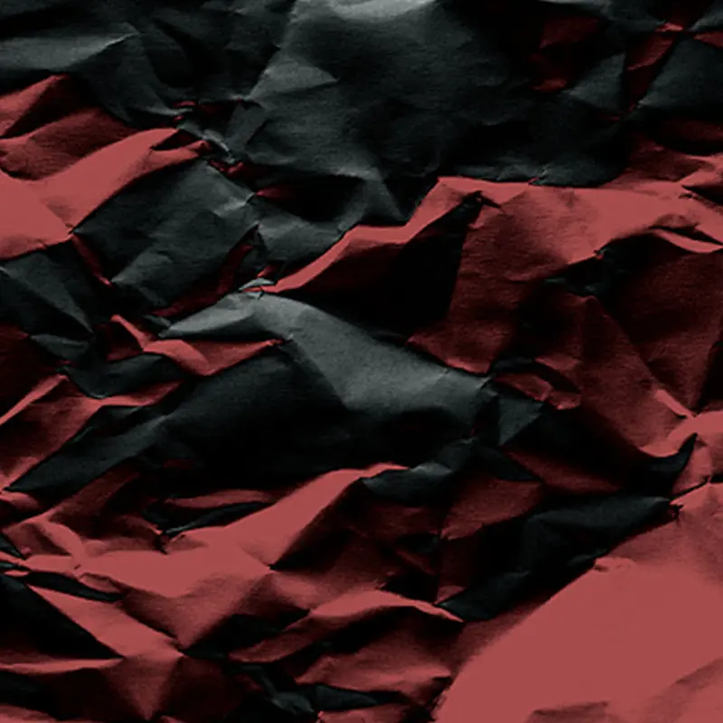 红黑纸纹褶皱