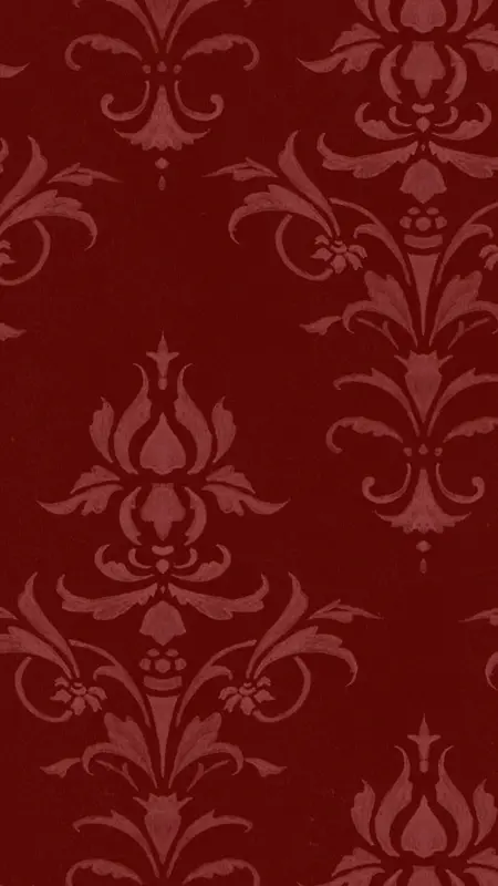 红色欧式花纹暗纹H5背景素材