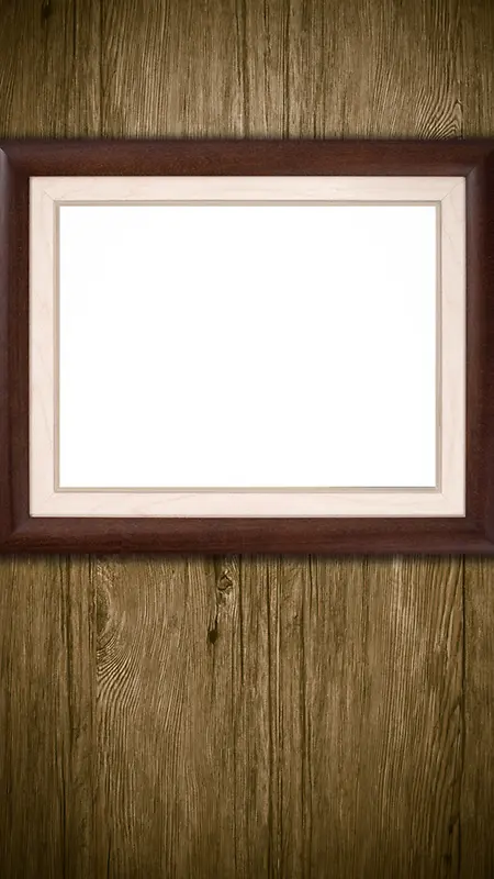 木质相框背景图