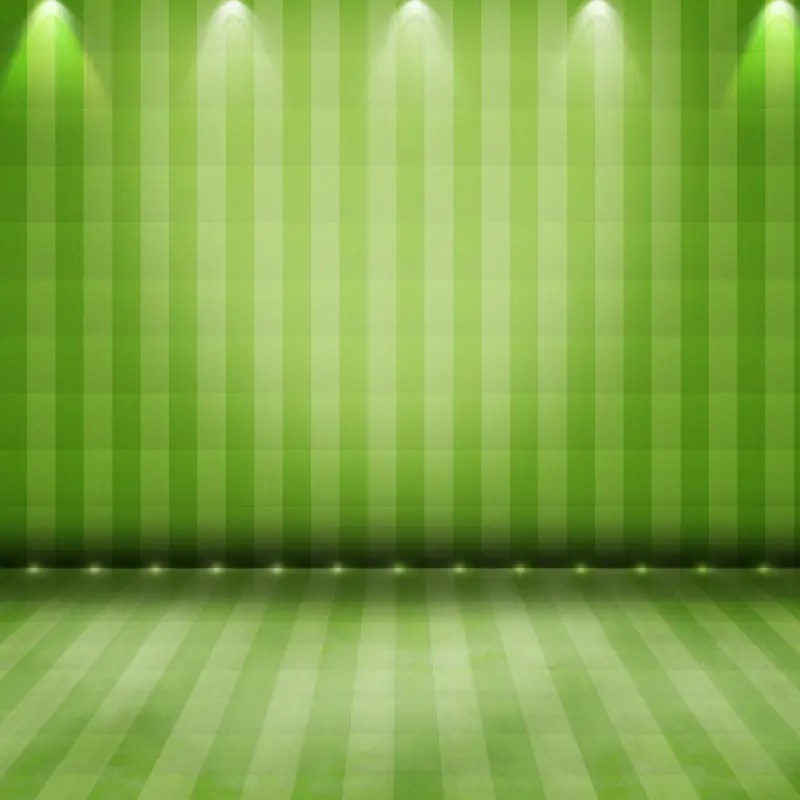 绿色舞台背景