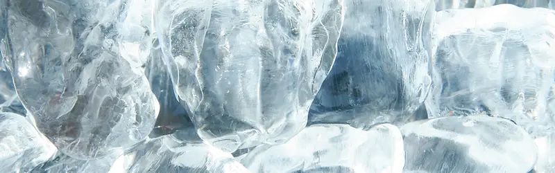 透明冰块冰堆晶石