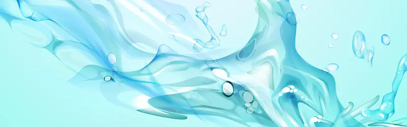 蓝色水波背景