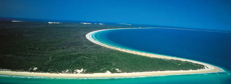 澳大利亚黄金海岸线背景