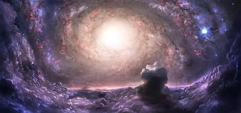 空洞的梦幻宇宙背景