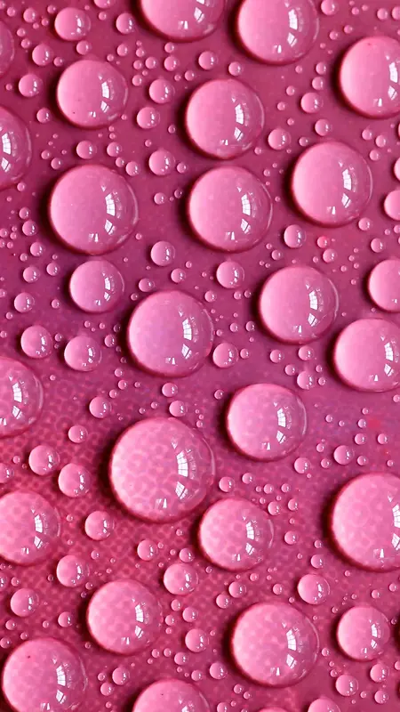 粉色水珠艺术质感H5背景