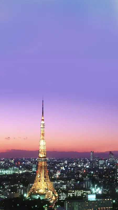 东京铁塔背景
