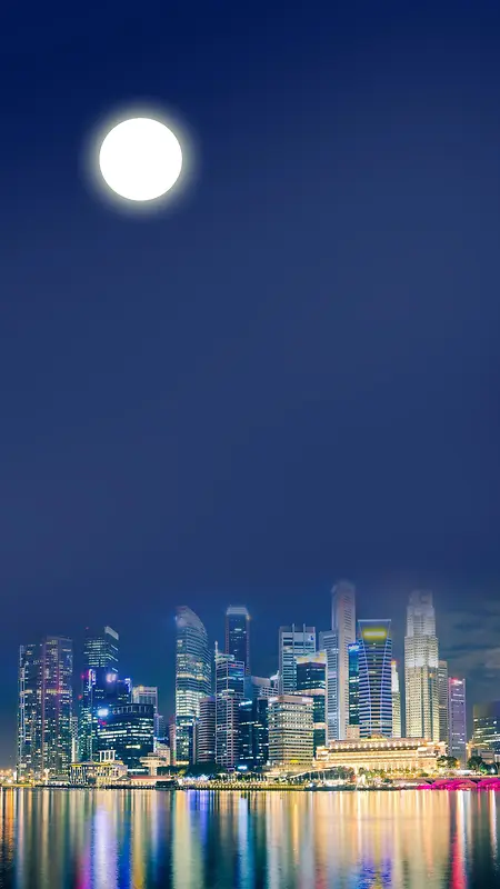 新加坡城市背景