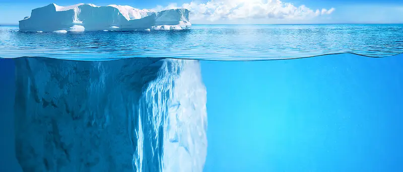 冰川背景