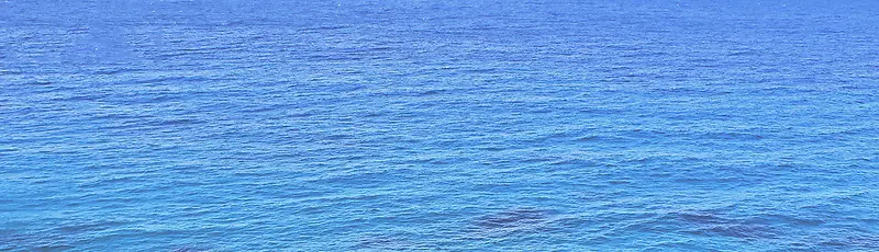 蓝色海平面背景