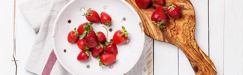 新鲜草莓水果摄影