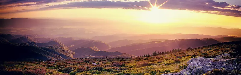 群山背景