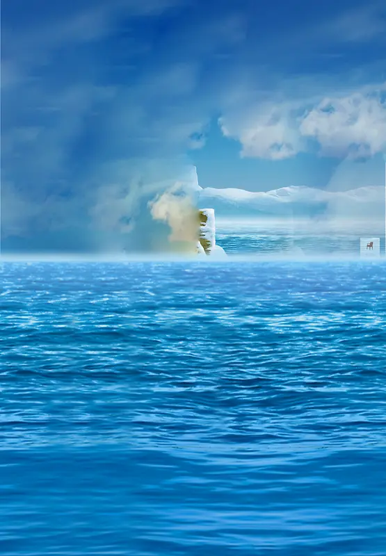 蓝色冰爽背景