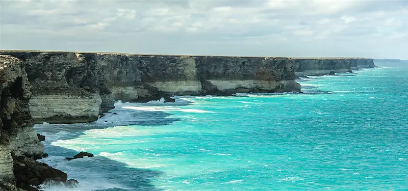 蓝色海岸背景