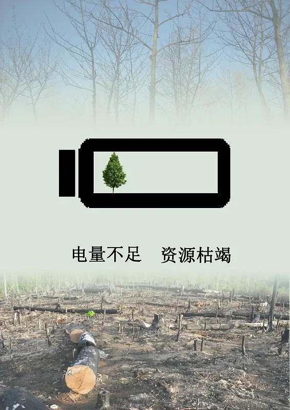 保护自然生态宣传海报
