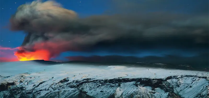 火山喷发背景