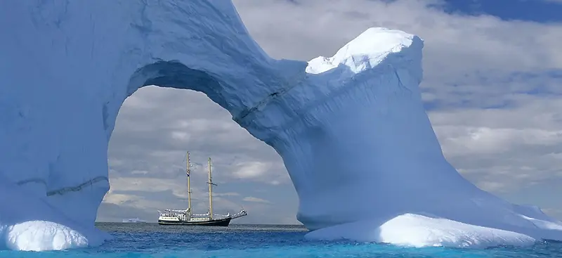 极地海洋自然美丽风景banner