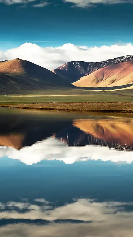 西藏风景H5素材背景