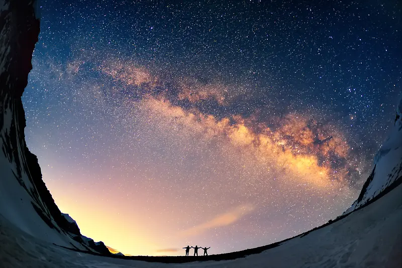 唯美星空高清图片