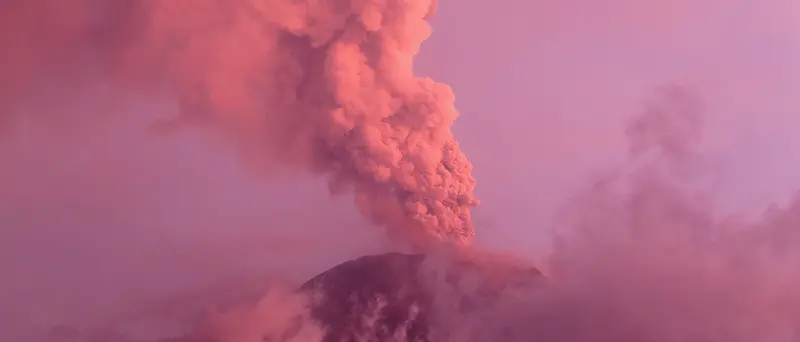 火山背景
