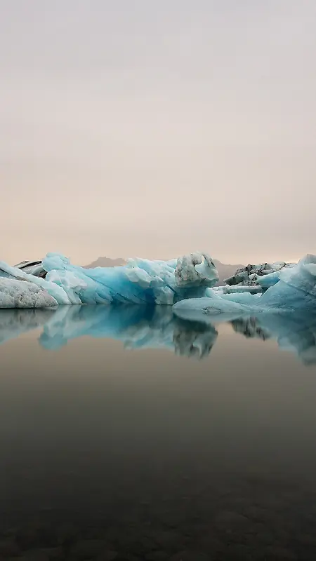 蓝色冰山H5图片