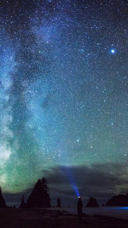 星空特效H5摄影素材