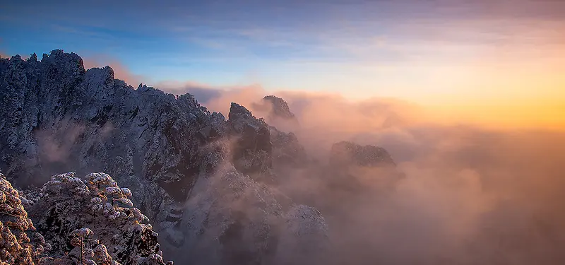 大气风景摄影背景图片