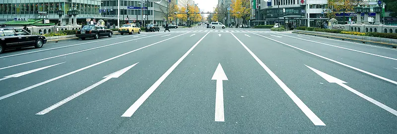 城市街道摄影背景