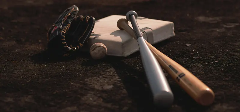 体育运动棒球棒球用具护具背景