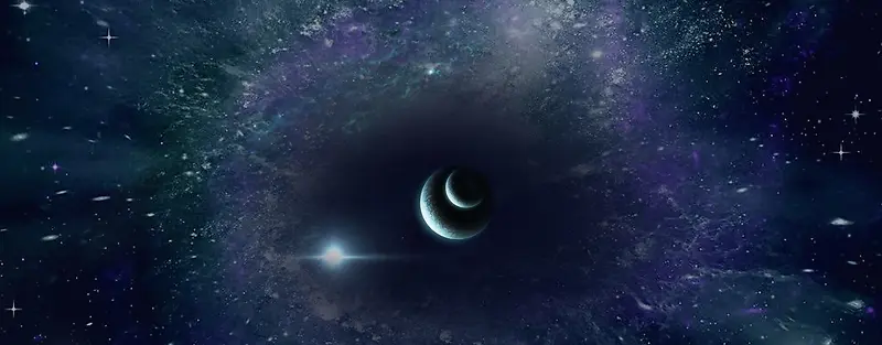星空闪瞬星际背景海报