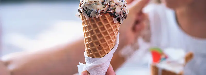 冰淇淋背景图
