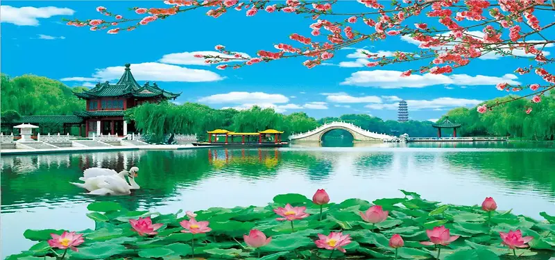 中国风风景背景图
