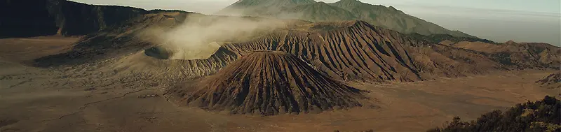火山背景
