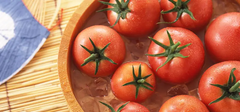 美食西红柿圣女果水果背景
