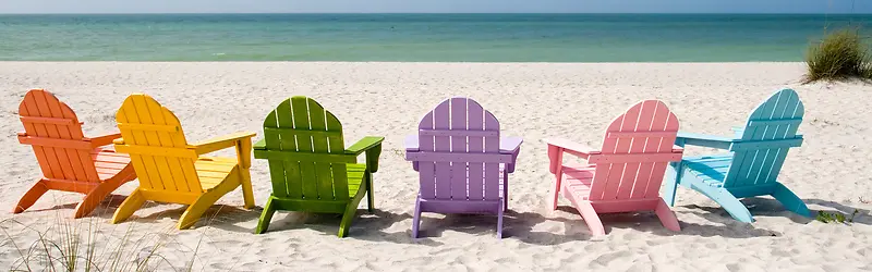 休闲椅 沙滩旅游区摄影滩