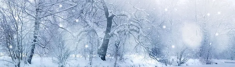 户外雪景