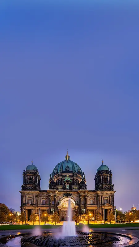 德国柏林建筑背景