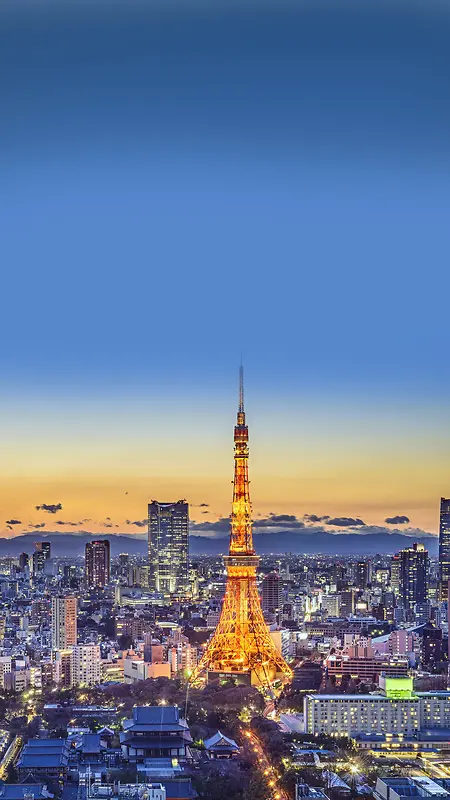 东京铁塔风光