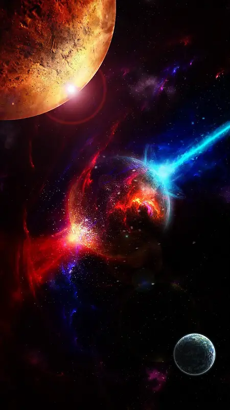 暗色星球H5背景