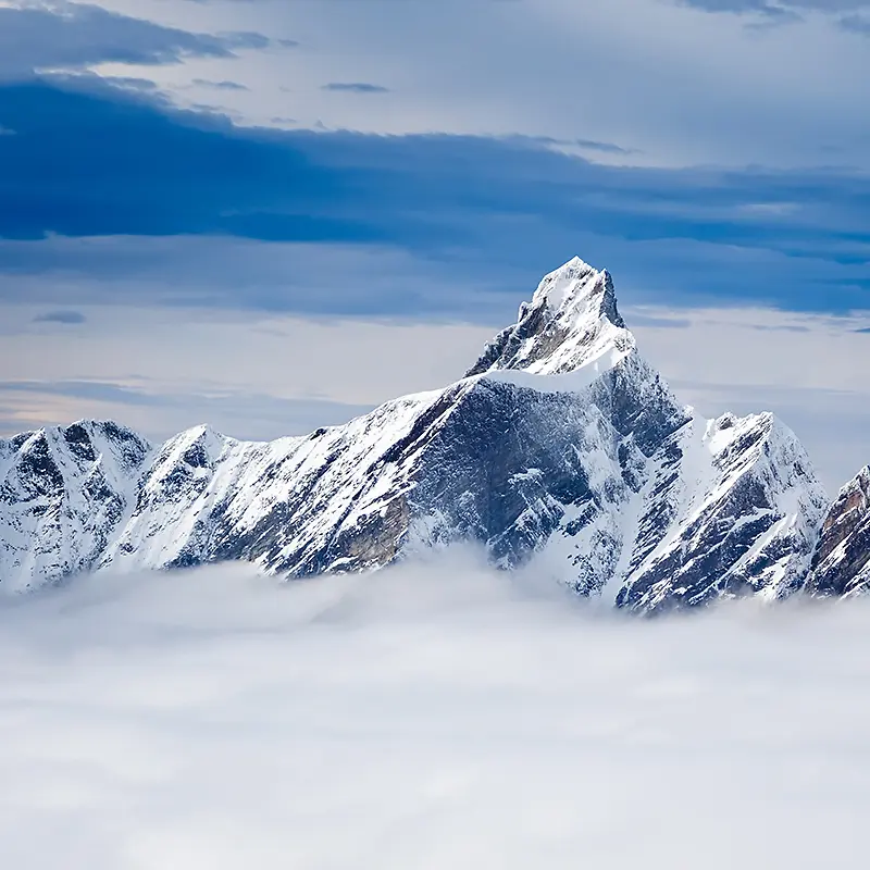 高清雪山背景