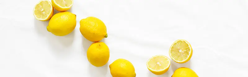 黄色柠檬背景图