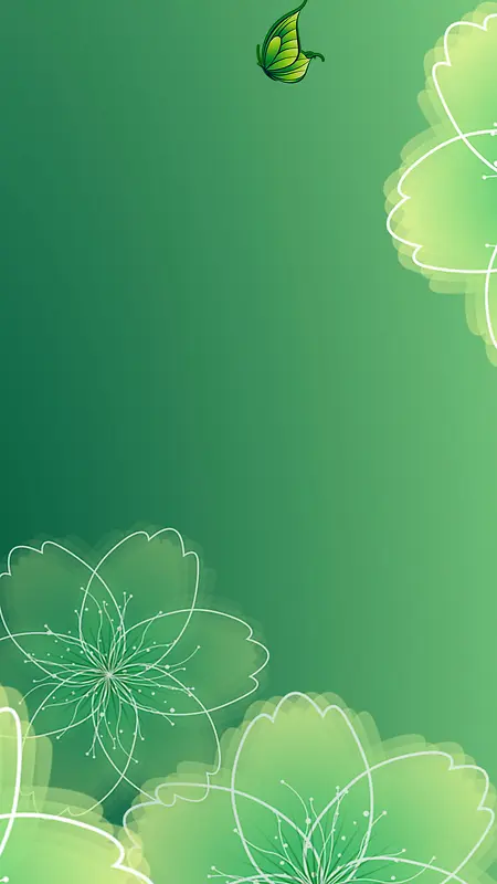 花朵底纹H5背景
