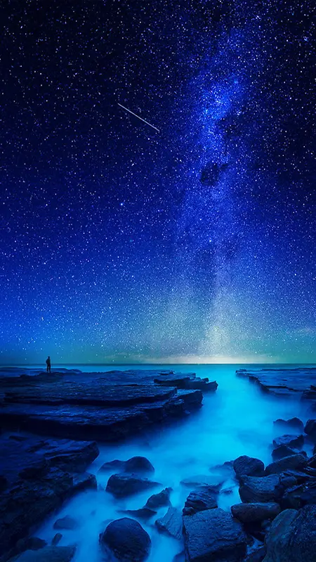 星空摄影H5背景素材