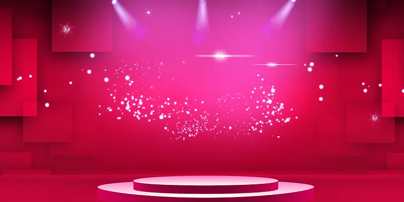粉色系舞台背景
